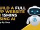 Build a Full WordPress Website in 15 Minutes Using AI (Beginner Tutorial)