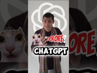 "CHATGPT COUNT 1 CRORE" 🫢