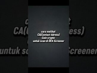 Cara salin contract address coin crypto #trading #crypto #futures #binance #okx #bybit #dexscreener