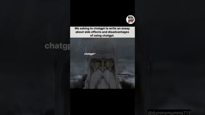 ChatGPT is not happy with me 😂