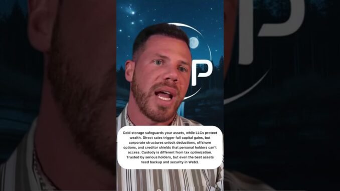 Cold Storage vs LLCs: Protecting Assets, Wealth, and Tax Optimization | Web3 Security