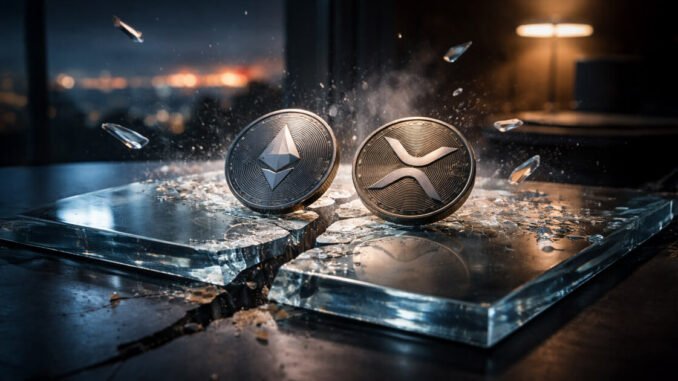 Crypto market crashes erasing $100B as Israel strikes Gaza with ETH and XRP leading weekend losses