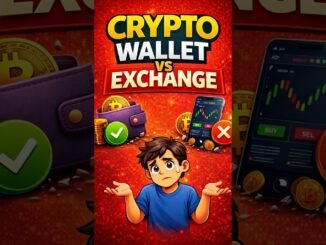 Crypto wallet vs exchange #cryptowallet #bitcoin #shorts