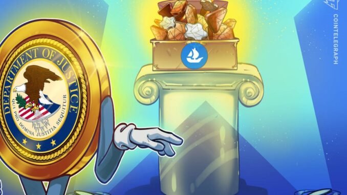 DOJ Drops OpenSea NFT Insider Trading Case