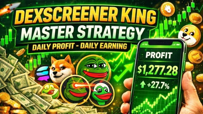 Dexscreener Best Strategy for Daily Profit - How to Use Dexscreener - How To Trade on Dexscreener