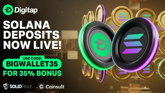 Digitap ($TAP) Solana Deposits Set to Drive 1,100% Gains: Best Coinpedia - Fintech & Cryptocurreny News Media