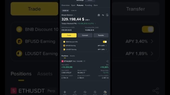 ETH Invest in your future,invest in crypto🚀💰#crypto #HODL #binance #money