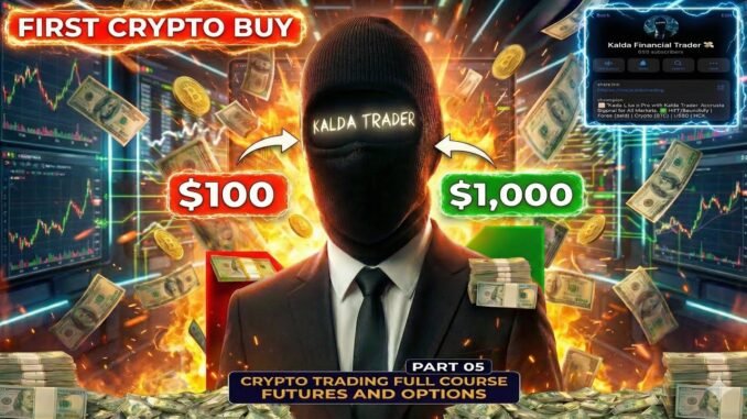 First Time Crypto Buy Kaise Kare? | Beginner Step-by-Step Guide Part 05 - Kalda Trader