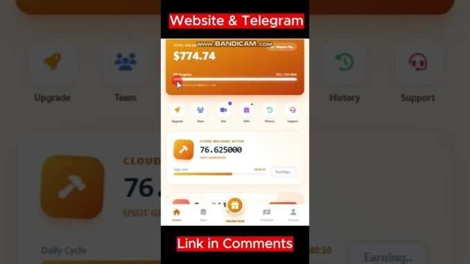 🔥 Free USDT Mining Site 2026 | New Legit USDT Mining Platform | Earn Crypto Daily 💰