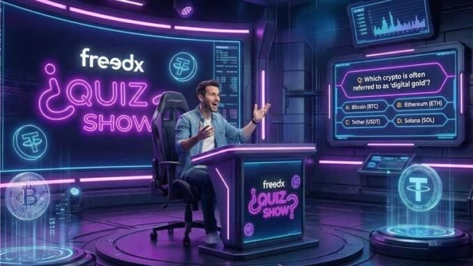 Freedx to Launch First Ever Live Crypto Quiz Show on Freedx to Launch First Ever Live Crypto Quiz Show on Twitch