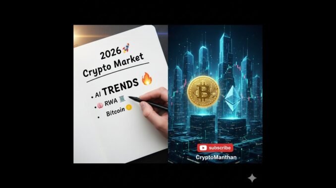Future of Crypto in 2026: AI, RWA, and Beyond! 📈 #cryptoindia #trading #crypto