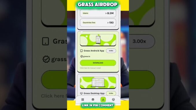 GRASS Airdrop Full Guide | Beginner ke liye Free Crypto₹0 Me GRASS Token Kaise Mile? | Grass Airdrop