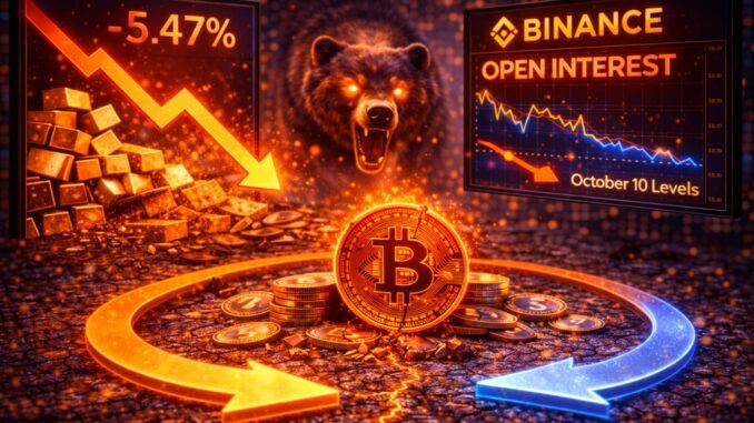 Global Sell-Off Hits Metals And Crypto As Binance Open Interest Global Sell-Off Hits Metals And Crypto As Binance Open Interest Returns To Pre–October 10 Levels