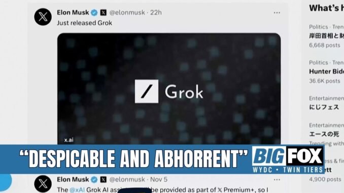 Global backlash grows over X's Grok AI image scandal