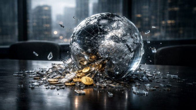 Global markets crash as everything including Bitcoin sells off at once erasing trillions