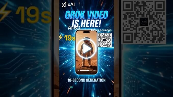 Grok AI Video is Here! 10-Second Clips + Sound 🚀