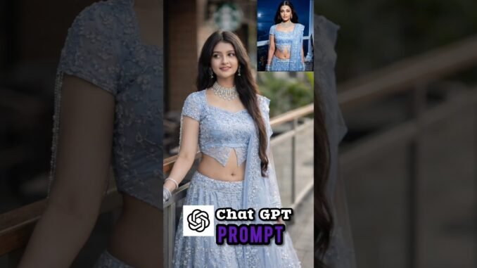 HOW TO MAKE Viral Aishwarya Rai Lehenga With Prompt #chatgpt #chrome #shortsfeed #ai #aishwarya #yt
