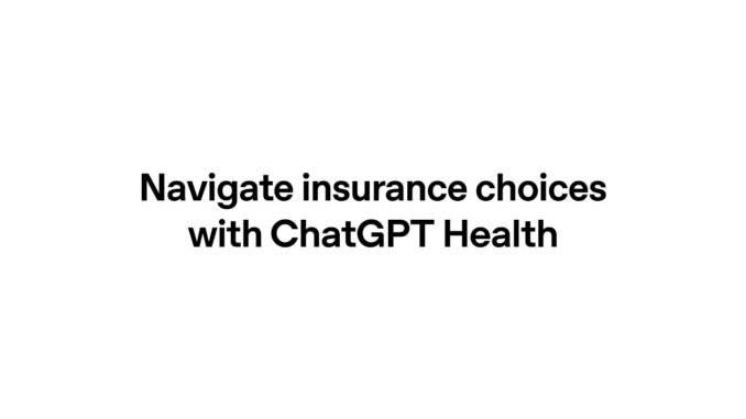 Helping you choose the right insurance plan for you with ChatGPT