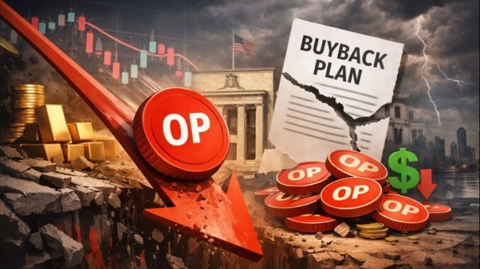 Here's why OP token price is falling despite Optimism buyback OP token price is falling despite Optimism buyback approval