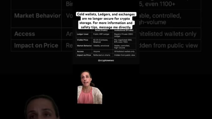 Hold on a safe web3 decentralized wallet now.#Xrp #crypto #cryptocurrency #Ripple #youtubeshort
