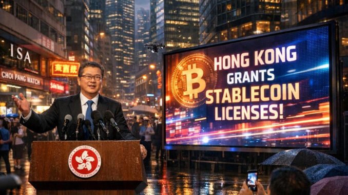 Hong Kong To Grant Stablecoin Licenses In Q1, Financial Secretary Stablecoin