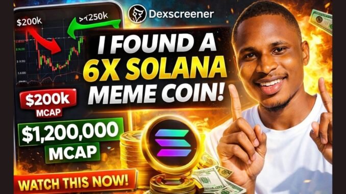 How I Found a 6x Solana Meme Coin Using Dexscreener Best Settings