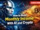 How To Build Monthly Income with AI and Crypto