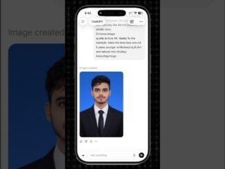 How To Make Passport Size Photo Using ChatGPT || ChatGPT Useful Tips And Tricks #shorts