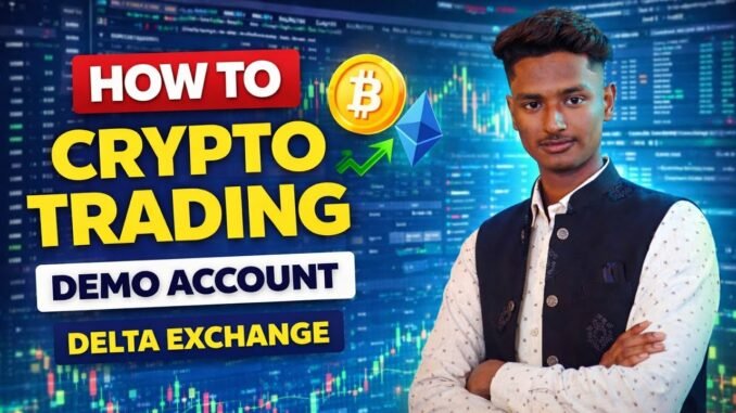 How To Start Crypto Trading In Demo Account | Beginner Guide $100