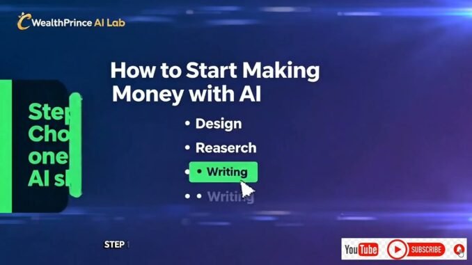 How To Start Making Money with AI (Step by Step for Beginners)
