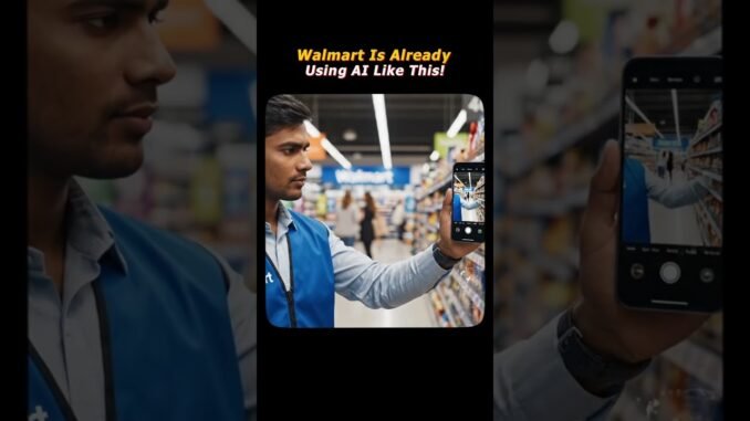 How Walmart Uses AI in Retail 😱 | Cameras, Shelves & Smart Decisions| AI Era 🔥🔥
