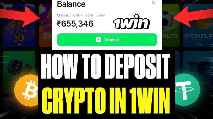 How to Deposit Cryptocurrency in 1WIN ⧸ 1WIN Crypto Payment Guide