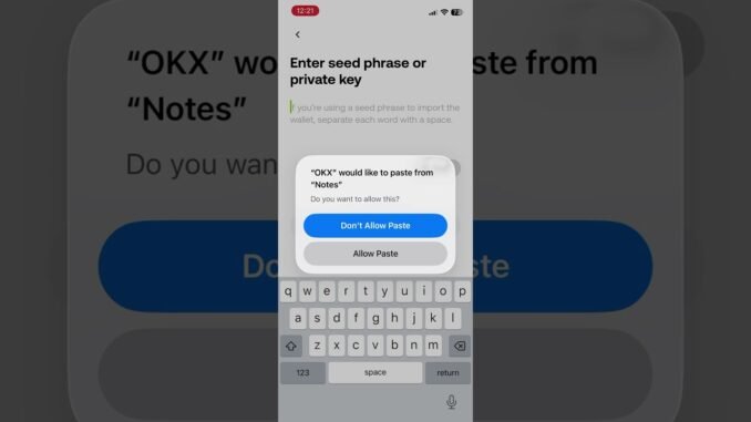 How to get free Crypto 217K $ in Okx wallet for beginners 2025 #crypto #bitcoin #viral #shortvideo