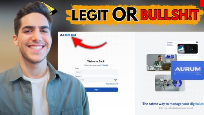 Is Aurum Foundation a Scam? Crypto, AI Bots & Reality Check