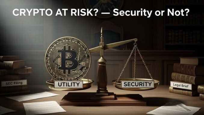Is Crypto a Security? Part VI: A Practical Compliance Guide