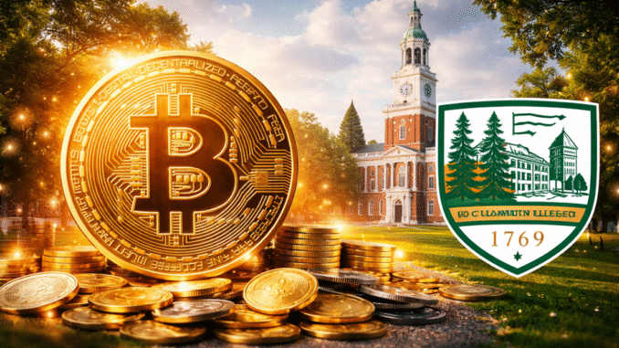 Ivy League Money Buys Bitcoin And Ethereum: Dartmouth Discloses IBIT, ETH Mini Stakes