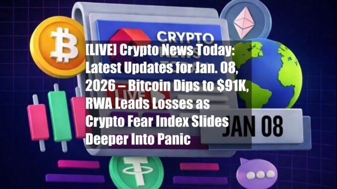 [LIVE] Crypto News Today: Latest Updates for Jan. 08, 2026
