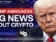 LIVE: Trump announces key crypto updates that may transform the future of the market