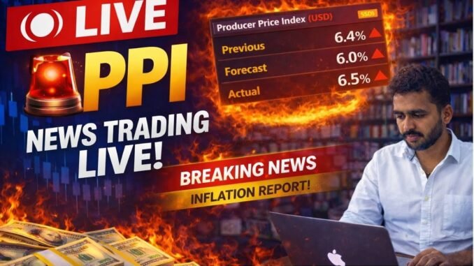 Live PPI News gold and crypto scalp trading in Tamil  l #forextrading #livetrading #cryptotrading