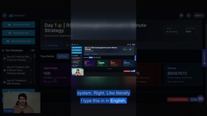 Live reveal: $18,101 from an AI trading bot