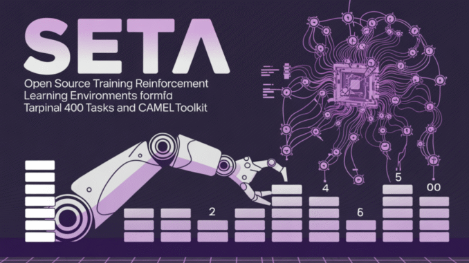 Meet SETA: Open Source Training Reinforcement Learning Environments for Terminal Agents with 400 Tasks and CAMEL Toolkit