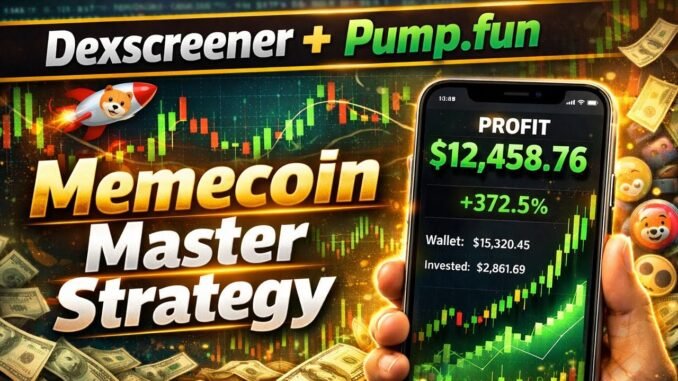 🤫 My Secret Memecoin Trading Strategy : Miq Bhai Trading LIVE on DexScreener| How to Use Dexscreener