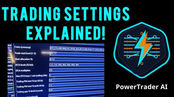 My ai-powered crypto trading bot's settings, fully explained! - PowerTrader_AI Github Repo
