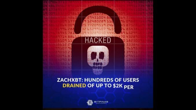 On-Chain Sleuth ZachXBT Alerts Users of Mystery Wallet Drain Targeting EVM Chains