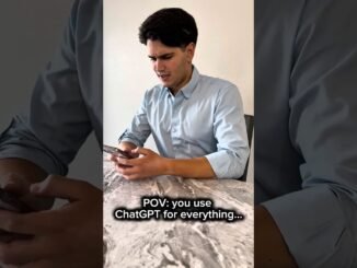 POV: you use ChatGPT for EVERYTHING... #shorts #ai #comedy #funny #pov