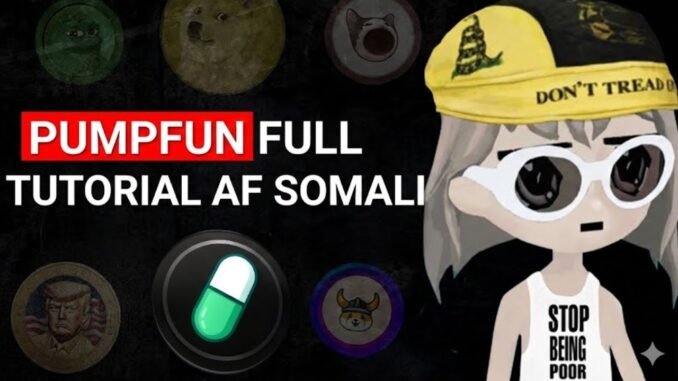 PUMPFUN Sida loo istcmaalo coins-na loogu sameeyo Full Tutorial Af Somali