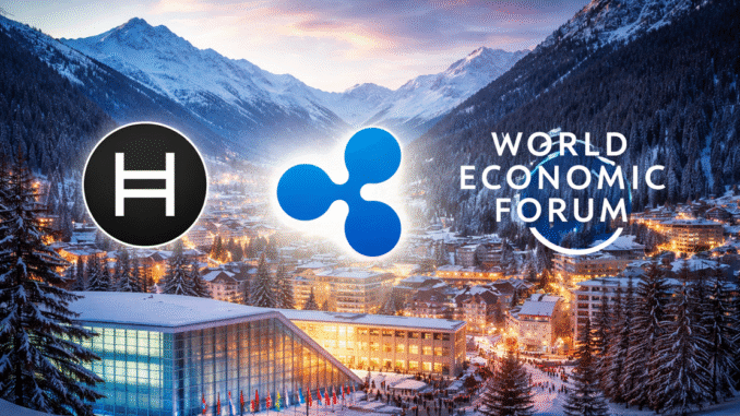 Crypto Goes Davos: Ripple And Hedera Step Into WEF Week