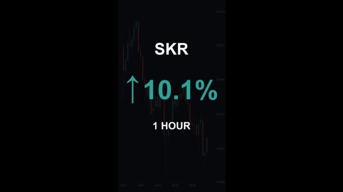 SKR is up 10.1% in 1 hour!⚡January 24, 2026 | #skr #coins #altcoins #crypto #cryptonews #shorts