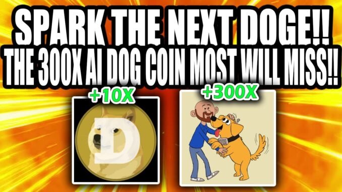 SPARK THE AI DOG COIN, THE NEXT DOGE!! $1-$3 PRICE PREDICTION!!