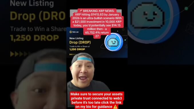 Secure your assets with a decentralised web3 wallet use the link in my bio#crypto #xrp #fyp